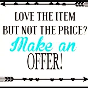 Reasonable offers considered! Thank you